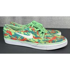 Nike SB Stefan Janoski Skateboard Shoes Men's Size 13 Canvas Print Lizard‎ Camo